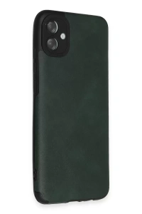 Samsung Galaxy A04E Kılıf Loop Deri Silikon - Yeşil