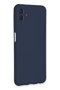 Samsung Galaxy A04E Kılıf Nano içi Kadife Silikon - Lacivert