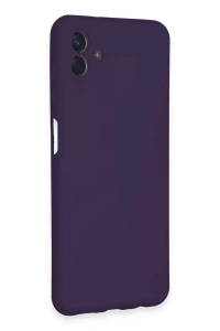 Samsung Galaxy A04E Kılıf Nano içi Kadife Silikon - Mor