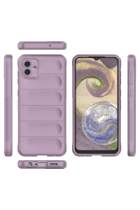 Samsung Galaxy A04E Kılıf Optimum Silikon - Mor