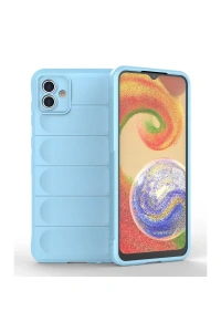 Samsung Galaxy A04E Kılıf Optimum Silikon - Sky Blue