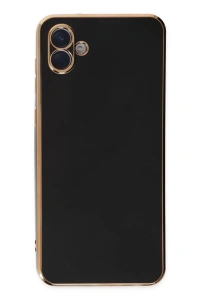 Samsung Galaxy A04E Kılıf Volet Silikon - Siyah