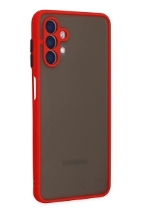 Samsung Galaxy A04S Kılıf Montreal Silikon Kapak - Kırmızı