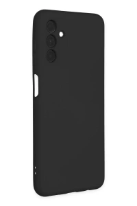 Samsung Galaxy A04S Kılıf Nano içi Kadife Silikon - Siyah