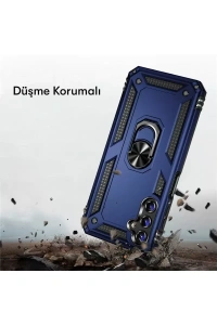 Samsung Galaxy A04S Kılıf Sofya Yüzüklü Silikon Kapak - Rose