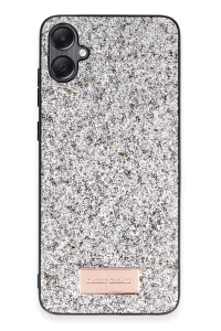 Samsung Galaxy A05 Bright Simli Kapak - Gümüş