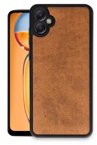 Samsung Galaxy A05 Kılıf Aras Deri Kapak - Taba