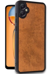 Samsung Galaxy A05 Kılıf Aras Deri Kapak - Taba