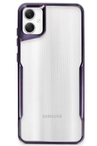 Samsung Galaxy A05 Kılıf Boyi Silikon Kapak - Derin Mor