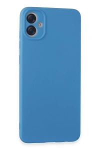 Samsung Galaxy A05 Kılıf First Silikon - Mavi