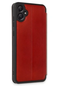Samsung Galaxy A05 Kılıf Flip Cover - Kırmızı