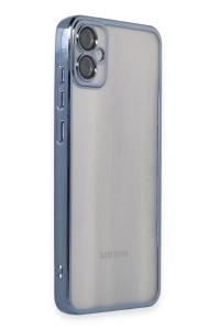 Samsung Galaxy A05 Kılıf Lensli Silikon - Lacivert
