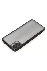 Samsung Galaxy A05 Kılıf Lensli Silikon - Siyah