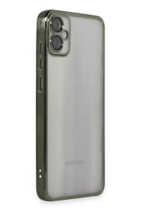 Samsung Galaxy A05 Kılıf Lensli Silikon - Yeşil