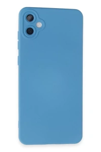 Samsung Galaxy A05 Kılıf Nano içi Kadife Silikon - Mavi