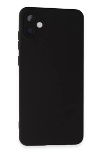 Samsung Galaxy A05 Kılıf Nano içi Kadife Silikon - Siyah