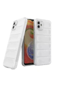 Samsung Galaxy A05 Kılıf Optimum Silikon - Krem