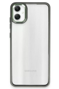 Samsung Galaxy A05 Kılıf Power Silikon - Koyu Yeşil