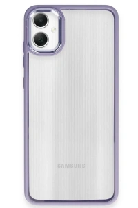 Samsung Galaxy A05 Kılıf Power Silikon - Lila