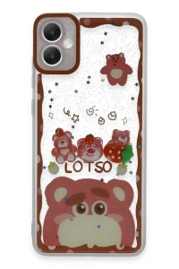 Samsung Galaxy A05 Kılıf Sweet Desenli Silikon Kapak - Pembe