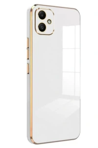 Samsung Galaxy A05 Kılıf Volet Silikon - Beyaz