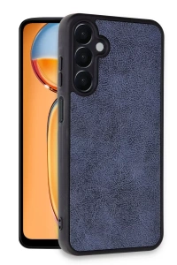 Samsung Galaxy A05S Kılıf Aras Deri Kapak - Lacivert