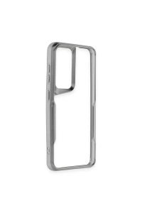 Samsung Galaxy A05S Kılıf Boyi Silikon Kapak - Gümüş
