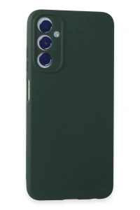 Samsung Galaxy A05S Kılıf First Silikon - Koyu Yeşil