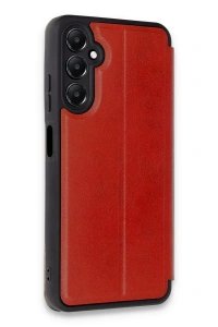 Samsung Galaxy A05S Kılıf Flip Cover - Kırmızı