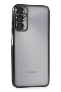 Samsung Galaxy A05S Kılıf Lensli Silikon - Siyah