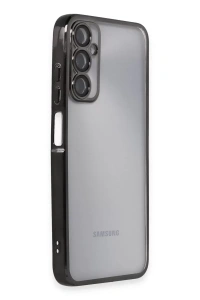 Samsung Galaxy A05S Kılıf Lensli Silikon - Siyah