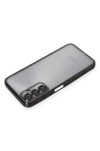 Samsung Galaxy A05S Kılıf Lensli Silikon - Siyah