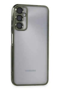 Samsung Galaxy A05S Kılıf Lensli Silikon - Yeşil