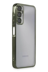 Samsung Galaxy A05S Kılıf Lensli Silikon - Yeşil