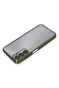 Samsung Galaxy A05S Kılıf Lensli Silikon - Yeşil