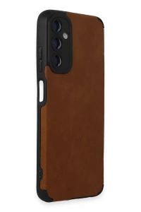 Samsung Galaxy A05S Kılıf Loop Deri Silikon - Kahverengi