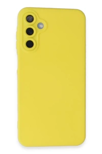 Samsung Galaxy A05S Kılıf Nano içi Kadife Silikon - Sarı