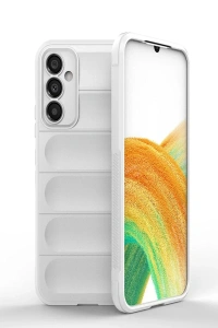 Samsung Galaxy A05S Kılıf Optimum Silikon - Krem