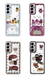 Samsung Galaxy A05S Kılıf Sweet Desenli Silikon Kapak - Sarı