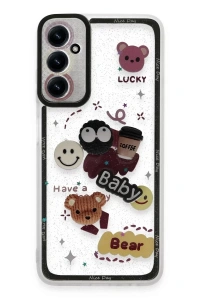 Samsung Galaxy A05S Kılıf Sweet Desenli Silikon Kapak - Sarı