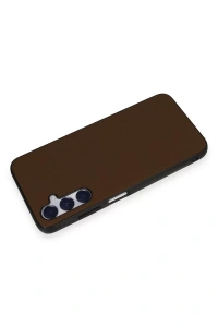 Samsung Galaxy A05S Kılıf Taft Kapak - Kahverengi