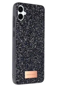 Samsung Galaxy A06 Bright Simli Kapak - Siyah