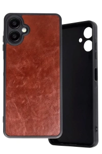 Samsung Galaxy A06 Kılıf Aras Deri Kapak - Bordo
