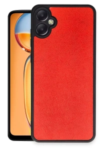 Samsung Galaxy A06 Kılıf Aras Deri Kapak - Kırmızı
