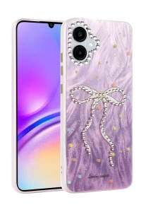 Samsung Galaxy A06 Kılıf Blade Aynalı Desenli Kapak - Desen 1