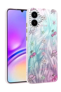 Samsung Galaxy A06 Kılıf Blade Aynalı Desenli Kapak - Desen 4