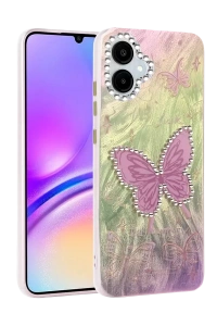 Samsung Galaxy A06 Kılıf Blade Aynalı Desenli Kapak - Desen 5