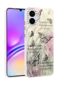 Samsung Galaxy A06 Kılıf Blade Aynalı Desenli Kapak - Desen 6