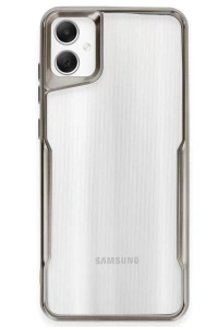 Samsung Galaxy A06 Kılıf Boyi Silikon Kapak - Titan Gri