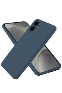 Samsung Galaxy A06 Kılıf First Silikon - Lacivert
